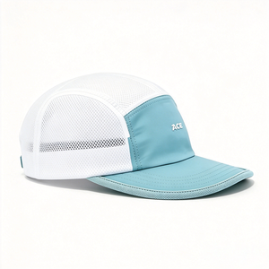 Gorra Deportiva de 5 Paneles con Bordado ACE, de Secado Rápido, Malla Transpirable, Ligera, para Verano y Actividades al Aire Libre - Product Image 2