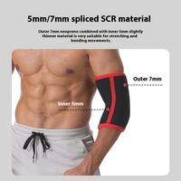 Protecteurs de bras de fitness et de sport en néoprène de 7mm et 5mm pour équipement de sécurité d'haltérophilie et d'haltérophilie