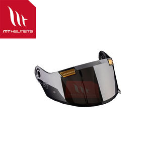 MTHELMETS JARAMA Accessoires Moto Vente en Gros Visières Extérieures Marron Thé Foncé - Étiquette Or Détachables Rapidement Anti-Buée Commande en Gros - Product Image 1