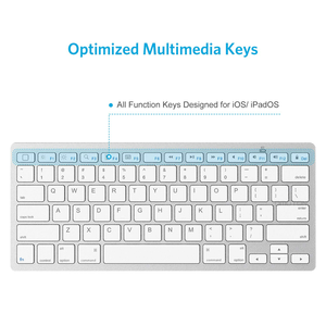 Clavier sans fil de haute qualité Mini Tastatur Deutsch Korean Bluetooth 5.0 pour Mac PC Android Windows - Product Image 2