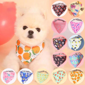 Venta al por mayor accesorios para mascotas bufanda ajustable personalizado lindo suave pañuelo hebilla lujo perro triángulo mascota Bandana Collar - Product Image 2