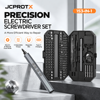 Kit de tournevis de précision magnétique 153-en-1 avec étui de rangement pour réparation de téléphones, tablettes, PC, ordinateurs portables, montres, lunettes et projets DIY
