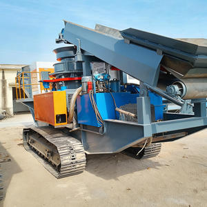 Concasseur à cône robuste à haute efficacité pour la production d'agrégats de roche dure dans les applications minières et de carrières - Product Image 1