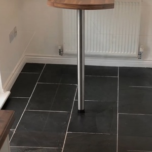 Ngoài Trời Tùy Chỉnh Tự Nhiên Màu Đen <span class=keywords><strong>Slate</strong></span> Gạch Cho Ngoài Trời Khách Sạn Nhà Bếp Biệt Thự Phòng Tắm Vườn Bước Sàn Bền - Product Image 5