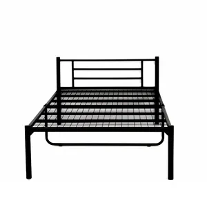 공장 도매 핫 세일 금속 침대 현대적인 디자인 킹 사이즈 철 프레임 홈 침실 가구