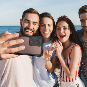 Gscase Ốp 360 chống sốc <span class=keywords><strong>TPU</strong></span> PC Ốp lưng chống nước 2 mét cho Samsung Galaxy Note 20 Note 10 Plus Ốp Đỏ Tiêu - Product Image 3