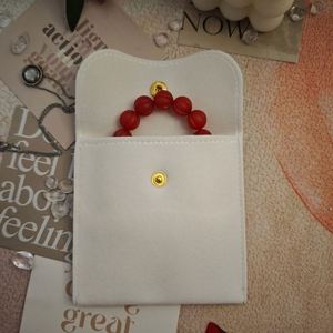 Custom Logo and Size Printed Small <b>Envelope</b> Flap Bags for Necklace Earring Ring Storage Velvet Flap Jewelry Bag - Product Image 5