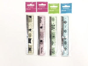 THƯỚC ĐO Chất Liệu Kim Loại In Hình Hoạt Hình Hai Màu Sáng Tạo Khuyến Mại Thước Dạy Học Cho Trường Học & Văn Phòng - Product Image 5