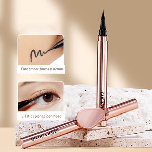 Delineador de ojos negro resistente al agua con logotipo personalizado, etiqueta privada vegana, lápiz de ojos líquido de larga duración - Product Image 6
