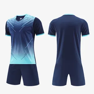 Atacado Home Soccer Wear Futebol Jersey Futebol Uniforme Xl Club T-shirt dos homens Sportswear Adultos para Homens Conjuntos de Inverno