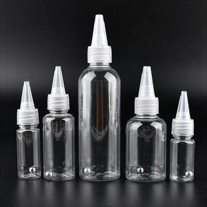For HDPE Pointed Nose <b>Squeeze</b> <b>Bottles</b> 50ml 100ml 500ml with Graduations and Silk Screen Printing for Liquid Pigment Packaging - Product Image 4