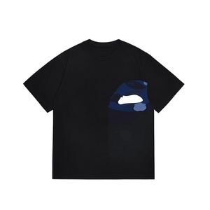 Camisetas de gran venta para hombre, estilo europeo y estadounidense, de 250g, 100% algodón, ecológicas, transpirables, Bapee - Product Image 1