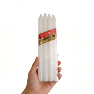 <span class=keywords><strong>Velas</strong></span> de <span class=keywords><strong>Cera</strong></span> de Parafina Rectas Blancas de 4 Pulgadas Hechas a Máquina, Ecológicas, 100% <span class=keywords><strong>Cera</strong></span> Natural <span class=keywords><strong>para</strong></span> Decoración del Hogar - Product Image 3
