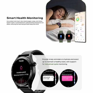 สมาร์ทวอทช์ Infinix XWATCH N4 Pro หน้าจอ AMOLED แบบสัมผัส ตัวเรือนสแตนเลส สายซิลิโคน พร้อมผู้ช่วยเสียง AI และ GPS - Product Image 4
