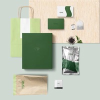 Vente en gros de mini-sachets en plastique recyclables pour biscuits, bonbons et gâteaux, avec boîte, réutilisables