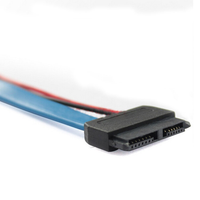 Kabel Daya/Data 13P 22P 7+6P/7+15P Female Laptop SSD/HDD Konduktor CCA PVC 30cm Desktop Tersedia