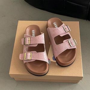 2025 da <span class=keywords><strong>donna</strong></span> con piattaforma <span class=keywords><strong>birkenstock</strong></span> di fascia alta: sandali piatti Sole pantofole da spiaggia che aumentano l'altezza per abiti estivi - Product Image 2