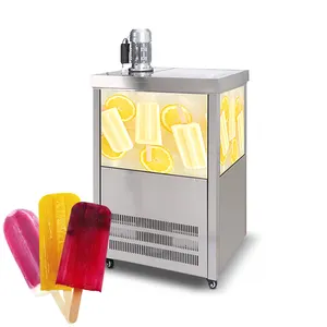 Máquina para hacer polos de helado, máquina comercial para hacer polos de helado automática, moldes pequeños, aprobado por la Ce, de EE. UU.