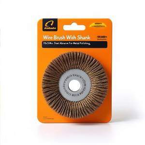แปรงลวดพร้อมด้ามจับ 70x13 มม. เหล็กขัดเงาสำหรับขัดโลหะ - Product Image 2