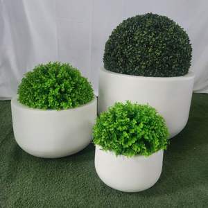Pots à fleurs en <span class=keywords><strong>fibre</strong></span> <span class=keywords><strong>de</strong></span> <span class=keywords><strong>verre</strong></span> décoratifs légers et résistants au design moderne, <span class=keywords><strong>prix</strong></span> d'usine, jardin à domicile, peints - Product Image 3
