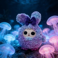 JOPARK Robot intelligent en peluche non toxique pour enfants, jouet interactif doux pour les tout-petits, jeu sûr au quotidien à la maison