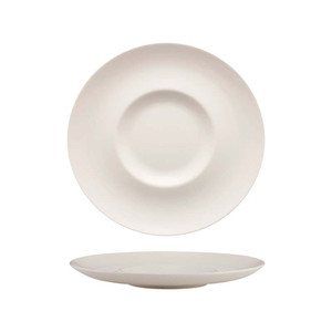 Athens Bone China Flat <b>Plate</b> 31 cm with Rim Gourmet Gural -6 - Product Image 1