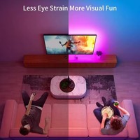 La bande lumineuse LED USB avec fonction RVB La bande lumineuse à diode flexible est utilisée pour la décoration de la chambre et de la maison