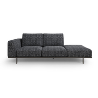 Nouveau design moderne, ensemble de canapés modulaires en tissu pour réception de bureau, pour hall commercial, zone d'attente publique