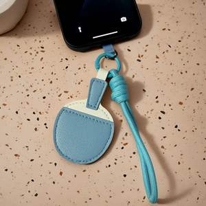 Llavero de Raqueta de Ping Pong AM PU, Adorno Colgante para Mochila, Regalo Simple y Lindo, Estilo Ins. - Product Image 2