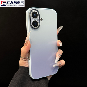 Nuovissima <span class=keywords><strong>Cover</strong></span> Artistica per <span class=keywords><strong>iPhone</strong></span> 17 16 Pro Max in Acrilico Antiurto con Gradiente <span class=keywords><strong>Arcobaleno</strong></span> Stile Ins - Product Image 6