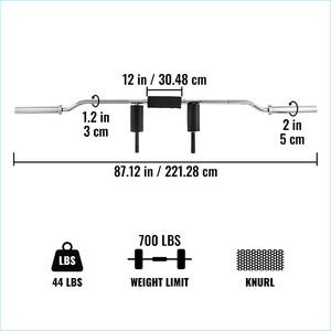 מוט סקוואט בטיחותי פופולרי ביותר בשנת <span class=keywords><strong>2026</strong></span>, מוט משקולות פלדה לאירובי, מוט משקולות לחדר כושר/מועדון כושר - Product Image 2