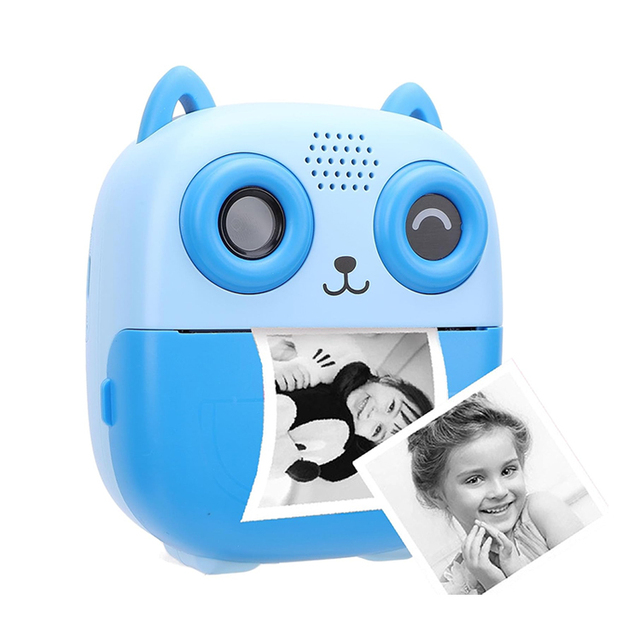 Portable Kids Camera 1080P Full HD Digital Video Recording Instant Print Camera with 32GB SD Card for Children