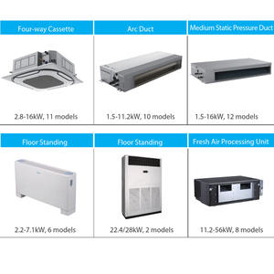 פונקציית ניקוי אבק אוטומטית של Hvac 42Hp קירור וחימום רב מפוצלים מהפך מסחרי Vrf Vrv מזגנים לשדות תעופה - Product Image 4