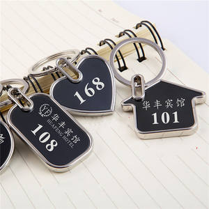 Llaveros Personalizados con Grabado Láser, Llavero <span class=keywords><strong>de</strong></span> Metal con Logotipo Personalizado, Chapado en Oro, <span class=keywords><strong>Aniversario</strong></span>, <span class=keywords><strong>30</strong></span> <span class=keywords><strong>Aniversario</strong></span>, Llavero <span class=keywords><strong>de</strong></span> Hotel/Motel para Recuerdos - Product Image 1