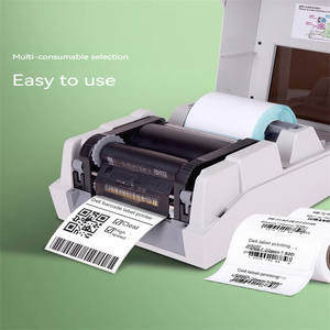 Deli 820TS cinta de impresora <span class=keywords><strong>Abel</strong></span> de Alta Calidad código de barras papel plateado ropa autoadhesivo certificado señalización papel recubierto térmico - Product Image 2