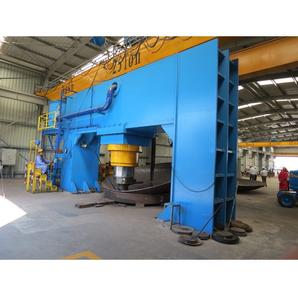 Presse hydraulique pour fond de cuve, machine industrielle lourde, formage de haute précision, fonctionnement hydraulique fluide, construction durable - Product Image 3