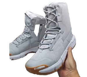 รองเท้าบูท TSB25 รุ่นใหม่ สีโคโยตี้บราวน์ ดำ เทา กากี น้ำตาล เขียว  สไตล์ทหาร ใส่สบาย - Product Image 1