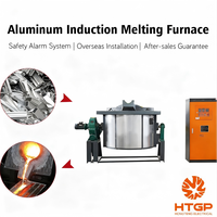 Four à induction inclinable à contrôle de précision |   Fonderie pour la transformation des déchets de cuivre et d'aluminium |   Unité de coulée électrique à sécurité renforcée 2026