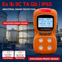 Détecteur de gaz industriel 4 en 1, IP65, antidéflagrant, EX O2 H2S CO, moniteur d'alarme pour la sécurité des espaces confinés