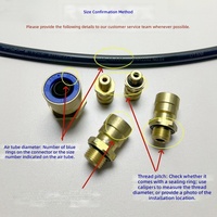 Raccords rapides pour conduites d'air de camions lourds |   Pièces de camion |   Accessoires de connecteurs de tuyaux automobiles |   Camion fabriqué en Chine Capita