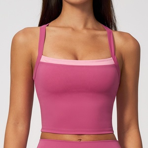 Sorority Customized Color Eco-Friendly Vintage Sporty Tank <b>Top</b> Breathable Spandex Polyester Regular Length <b>Lace</b> - Product Image 4