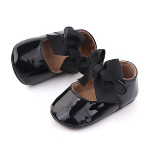 Chaussures de Bébé Papillon en PU à Semelle Souple pour Premiers Pas, Petites Chaussures de Princesse Vintage en Maille Tendance pour Enfants - Product Image 4