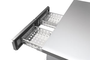 Frigorifero Banco da Lavoro Regolabile in Acciaio Inox con <span class=keywords><strong>6</strong></span>/9 <span class=keywords><strong>Cassetti</strong></span> <span class=keywords><strong>Congelatore</strong></span> Sottobanco da Cucina ad Aria Diretta per Vetrina da Bar - Product Image 6