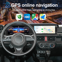 Navihua Nouveauté Autoradio Android à double écran, multimédia, Carplay, autoradio stéréo GPS DSP, lecteur DVD de voiture pour Suzuki Jimny JB74