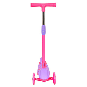 สกู๊ตเตอร์เด็กปรับระดับความสูงได้ พร้อมไฟ LED สำหรับเด็กอายุ 3 ปีขึ้นไป สีฟ้าและสีแดงกลิตเตอร์ - Product Image 5