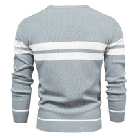 Chandails pour Hommes d'Hiver de Haute Qualité en Gros, Décontractés, Chauds, à Rayures, Basiques, Slim et Grandes Tailles, Très Vendus