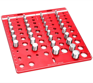 34 somun ve cıvata iplik denetleyicisi cıvata boyutu ve iplik göstergesi standart ve metrik cıvata belirlenmesi cetvel tanımlamak - Product Image 1
