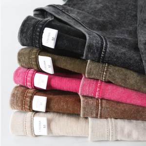 Camisetas Extra Grandes con Logo Personalizado OEM, Estampado Gráfico de <span class=keywords><strong>Anime</strong></span> con Lavado Ácido, Camiseta Vintage de Algodón Grueso <span class=keywords><strong>para</strong></span> Hombre - Product Image 4