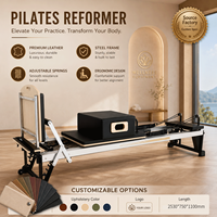 Reformer de Pilates Professionnel en Aluminium avec Design Ergonomique pour Studios de Pilates
