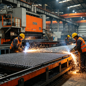 Panneau de <span class=keywords><strong>tamis</strong></span> vibrant en treillis plat soudé en fil d'acier 65Mn résistant à l'usure et à haute résistance pour la construction et l'exploitation minière Longyao - Product Image 4